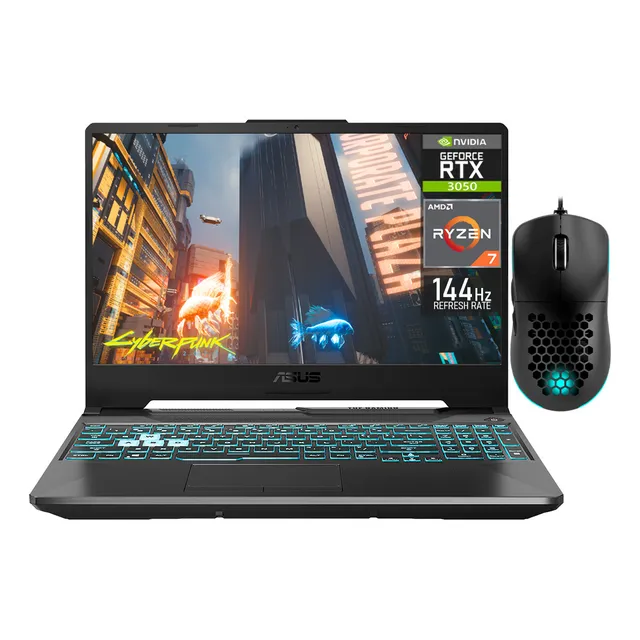 Laptop Gamer Asus Tuf Gaming A15 Nvidia Geforce Rtx 3050 Amd Ryzen 7 16gb Ram 1tb Ssd Windows 11 Home Mouse Dxt