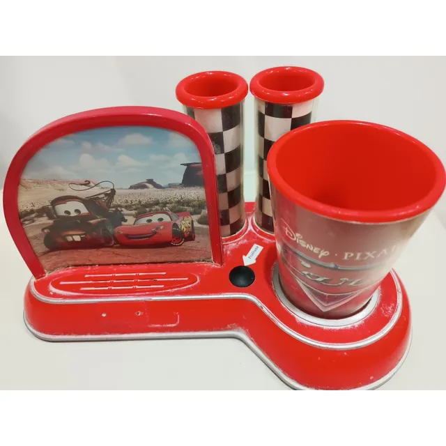 Porta Cepillos Accesorio De Baño Para Niños Disney Cars 