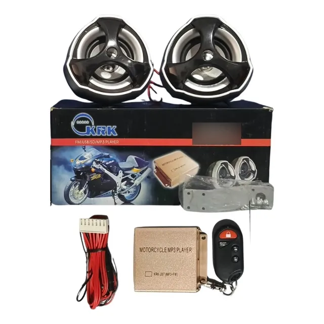 Corneta Para Moto Con Alarma 