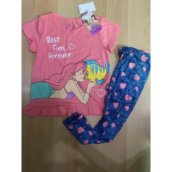 Conjunto Disney  Sirenita Ariel Importadotalla 5 Y 6x