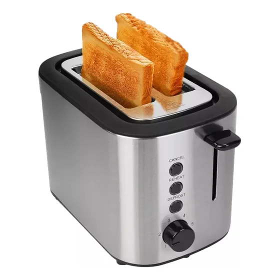 Tostadora Eléctrica 2 Rebanadas 6 Niveles Diseño Italiano