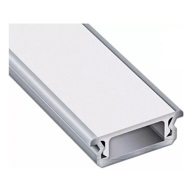 Perfil Aluminio Lineal Embutir/aplicar X1 Mtro P/tiras Led
