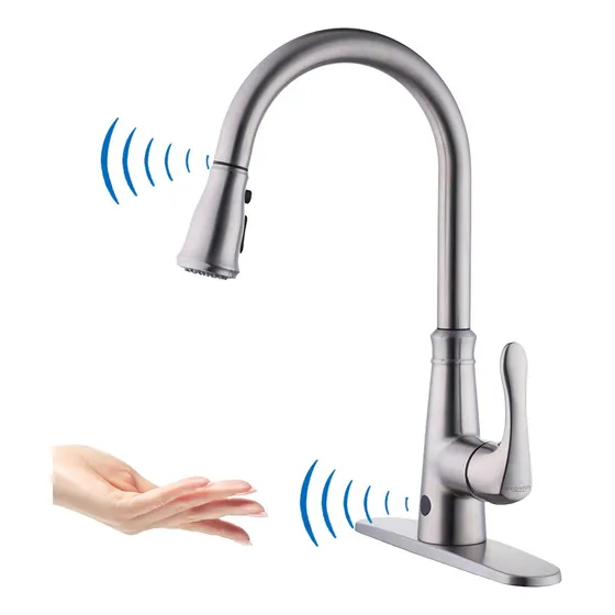 Grifo Cocina Contacto Rociador Abatible 20 Fregadero Un Solo