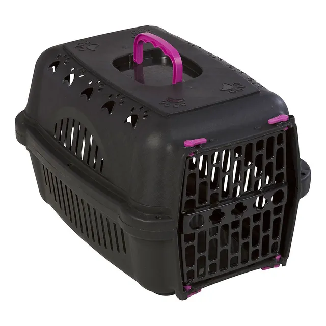 Caixa De Transporte Durapets N1 Black P/ Cães Raças Pequenas