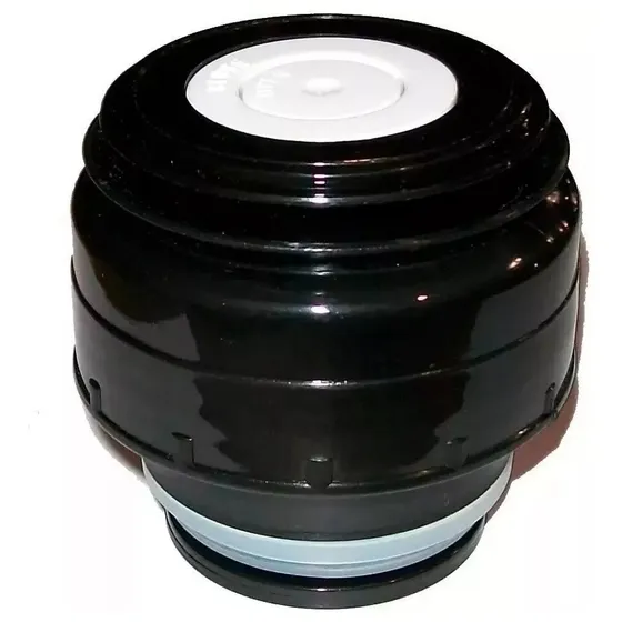 Tapón Termo Acero Pico Cebador Matero Vertedor Grande Color Negro