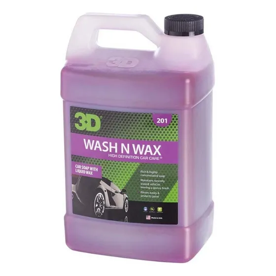3d Wash N Wax Shampoo Ph Neutro Con Cera 1 Galon 4 Litros