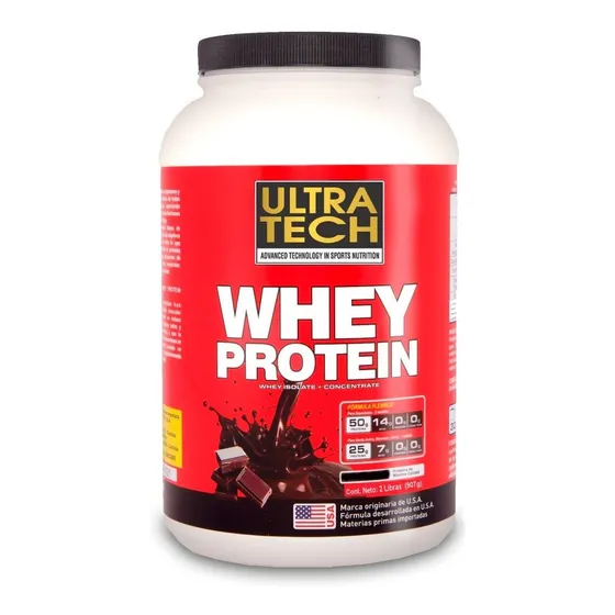 Whey Protein Ultra Tech Classic 907g Polvo 2 Lb