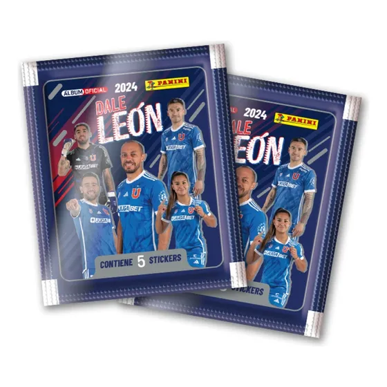 Pack 20 Sobres Álbum Universidad De Chile - Dale León