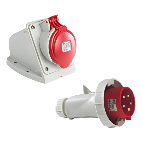 Clavija Aerea Y Base Mural 16a 3p+n+t 6h Ip44 Ide Electric