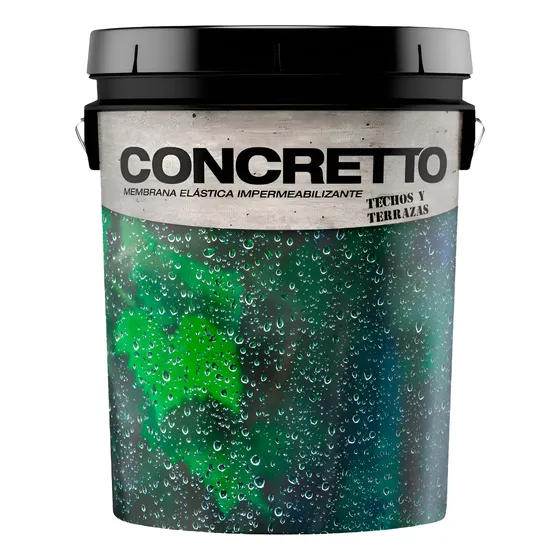 Membrana Impermeable Para Techos/muros/chapas Concretto 24kg