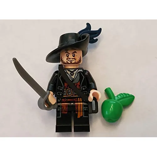 Minifigura Lego Piratas Do Caribe Hector Barbossa X1