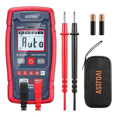 Multímetro Digital Inteligente Com Detecção De Ncv E Lanterna