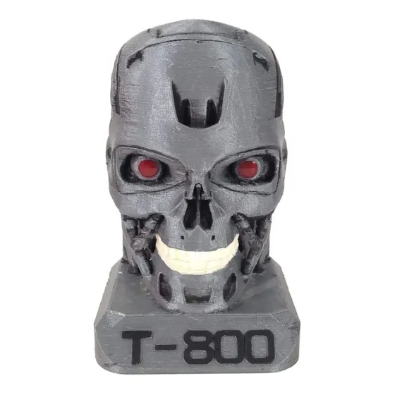 Figura T-800 Terminator Cabeza