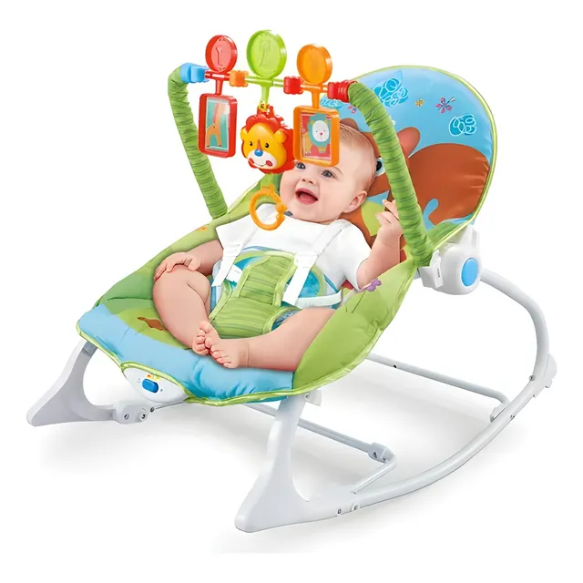 Silla Mecedora 3 Etapas Bebe Infantil Con Vibración Y Música