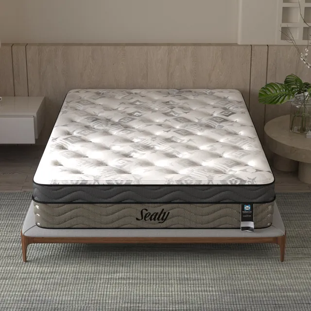 Colchón Sealy Individual Beno Gold - Estabilizado Posturetech Con Soporte Lumbar Y Perimetral