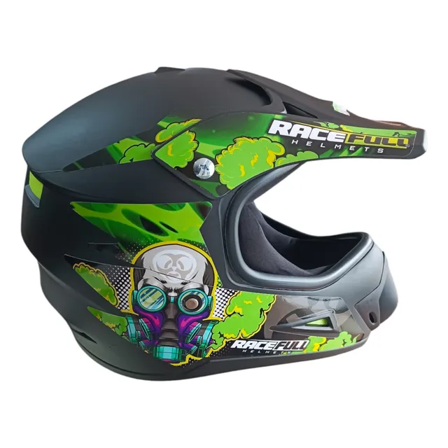 Casco Moto Ciclista Tipo Cross