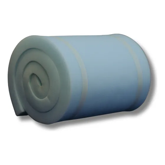 Espuma Reta Lateral Berço Americano 1,30 X 0,30 - Azul