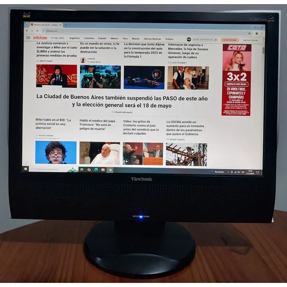 Monitor Lcd 20 Viewsonic Vg2021wm Vga Parlantes