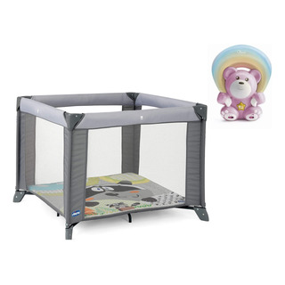 Kit Corral Tot Quad + Regalo Proyector Arcoiris Chicco Rosa Kit Corral Tot Quad + Regalo Proyector Arcoiris Chicco Rosa