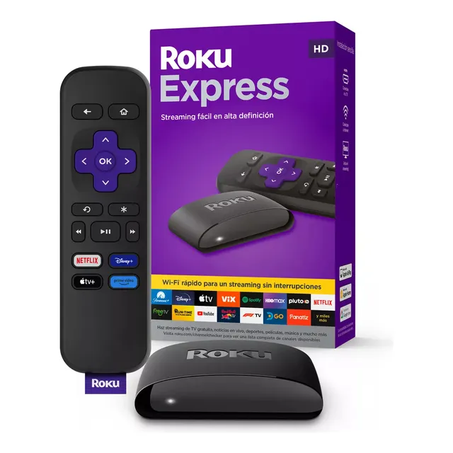 Roku Express 3960 HD dispositivo de streaming con control remoto