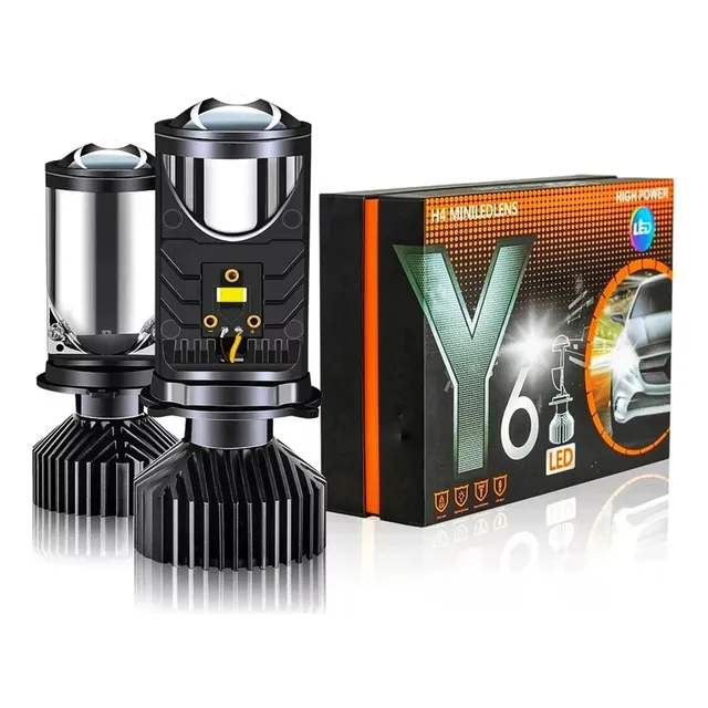 Lâmpada De Led Mini Projetor Canhão 18.000 Lms Conector H4