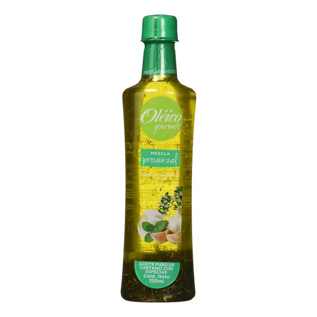 Oléico Infusión De Aceite De Cártamo Mezcla Provenzal, Provenzal, 355 Mililitros