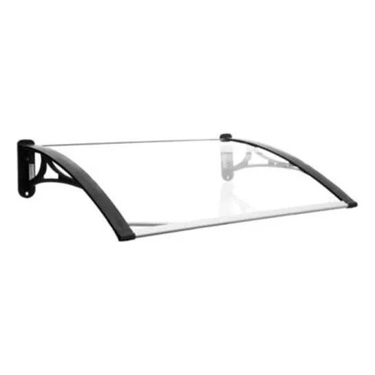 Alero Transparente De Policarbonato Sencilla Instalacion