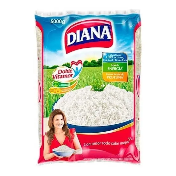 Arroz Diana Arroba, 25Und/500gr