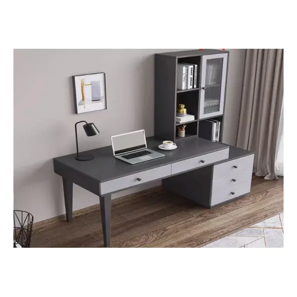 Escritorio Nacion Muebles Elegante Plomo