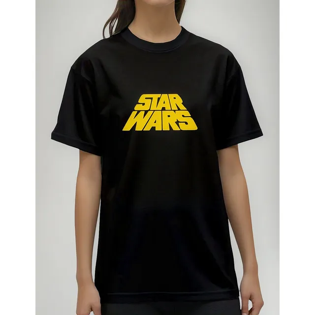 Remera De Algodón - Star Wars Retro - Force Jedi Unisex
