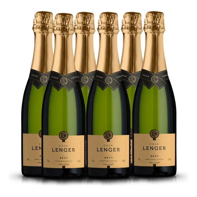 Espumante Brut Casa Lenger 750ml - 6 Garrafas