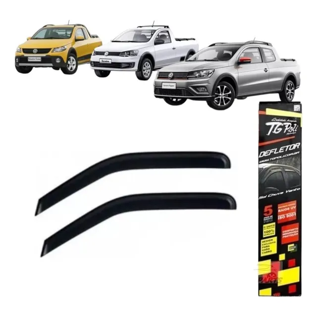 Calha Chuva Vw Saveiro G5 G6 G7 G8 2009 A 2025 2 Portas