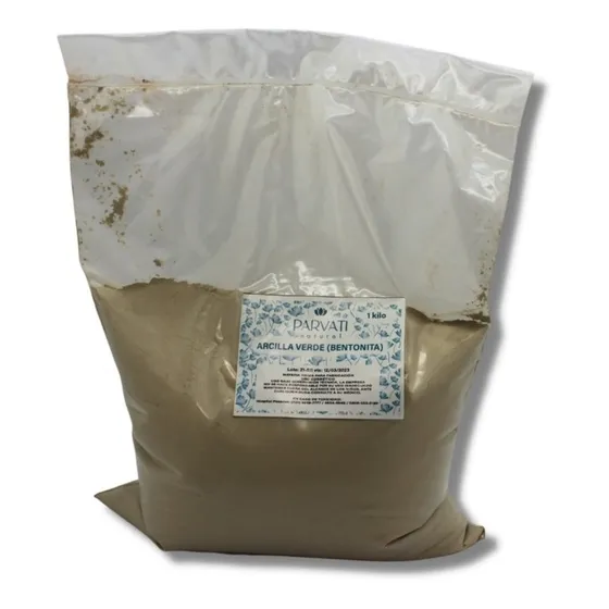 Arcilla Verde Bentonita 1 Kilo
