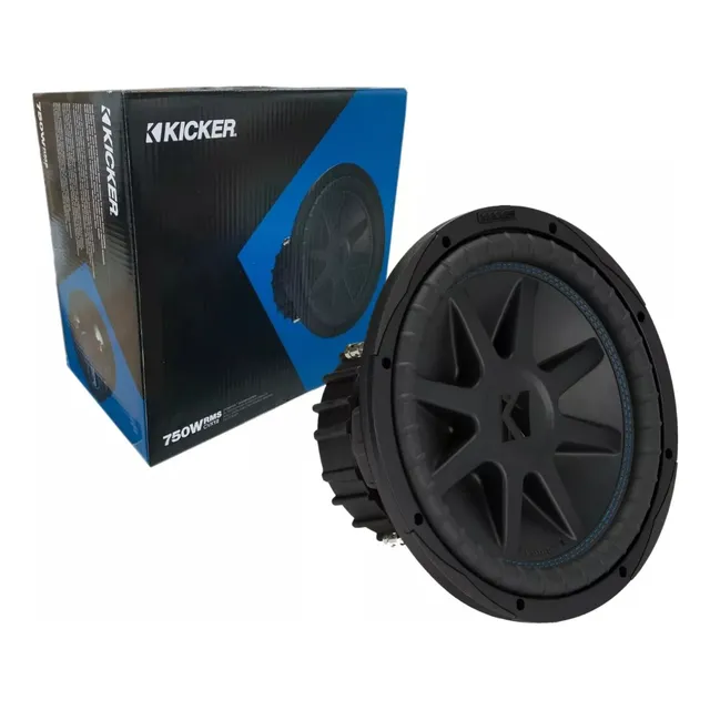 Subwoofer Kicker 50cvx124 12 Pulgadas 1500w Max Color Negro