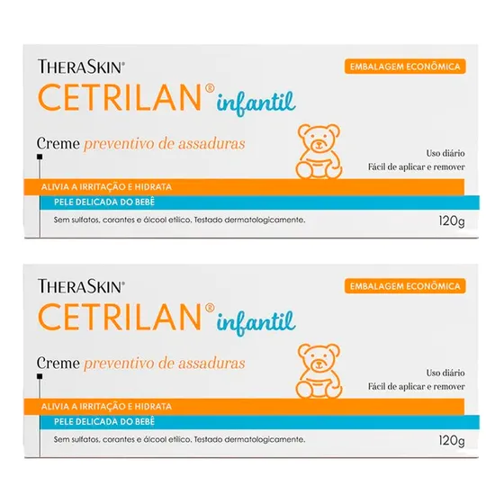 Cetrilan Pomada Para Assaduras Kit Com 2 Un De 20g Cada