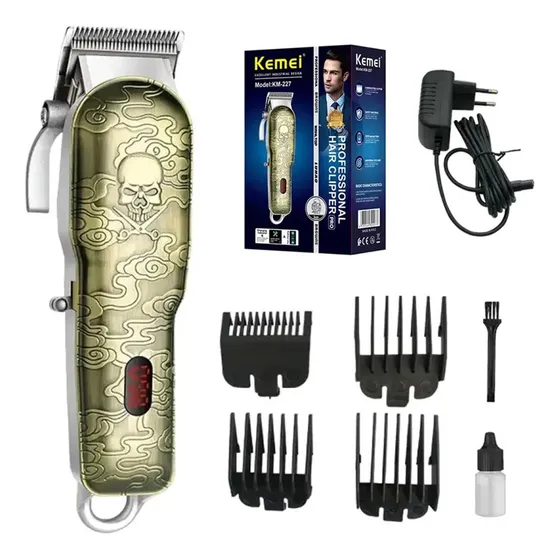 Maquina Cortar Cabello Clipper Inalambrica Kemei 2623 Pro