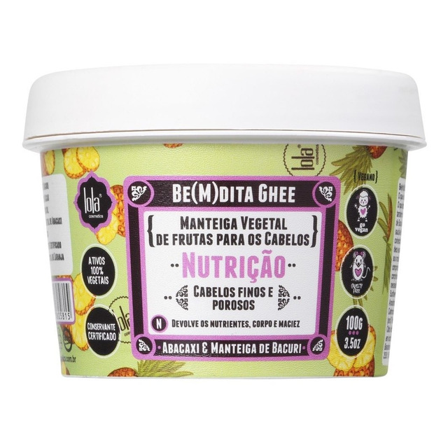 Lola Cosmetics Be(m)dita Ghee Nutrição - Máscara 100g Blz Lola Cosmetics Be(m)dita Ghee Nutrição - Máscara 100g Blz