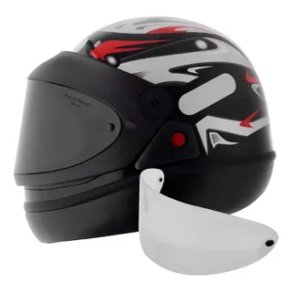 Capacete San Marino Taurus AutomĂĄtico Grafic Preto Brilho 56 Mais Viseira Fume Capacete San Marino Taurus AutomĂĄtico Grafic Preto Brilho 56 Mais Viseira Fume