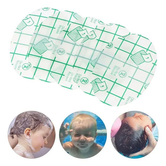 Pack 60 Parches Impermeables Oídos Para Niños Baños Y Piscin