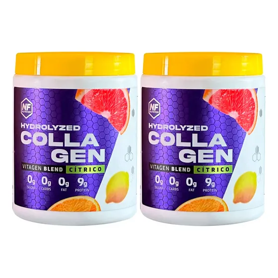 Nf Nutrition X2 Colágeno Hydrolizado Suplemento Cítrico 6c