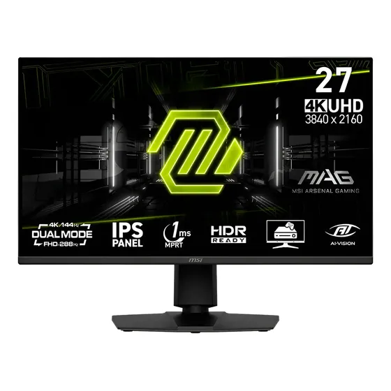 Monitor Gamer Msi Mag 275upd E14 27 Uhd 144hz Fhd 288hz Ips Negro | Cuotas sin interés