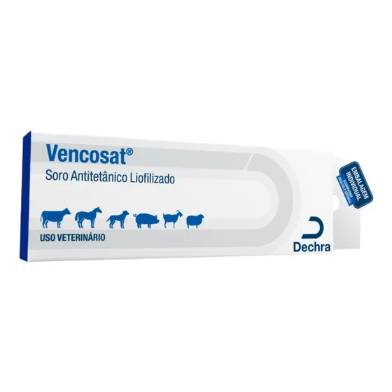 Vencosat Soro Antitetânico Liofilizado 5000 Ui - Dechra