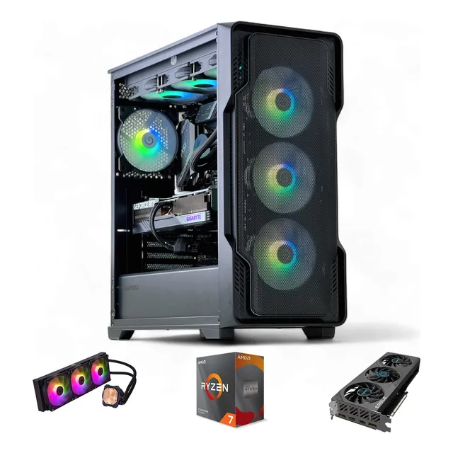 Pc Gamer Siege Amd Ryzen 7 5800xt 32gb 1tb Rtx 5060 Ti 16gb 1 Tb 32 Gb Rtx 5060 Ti