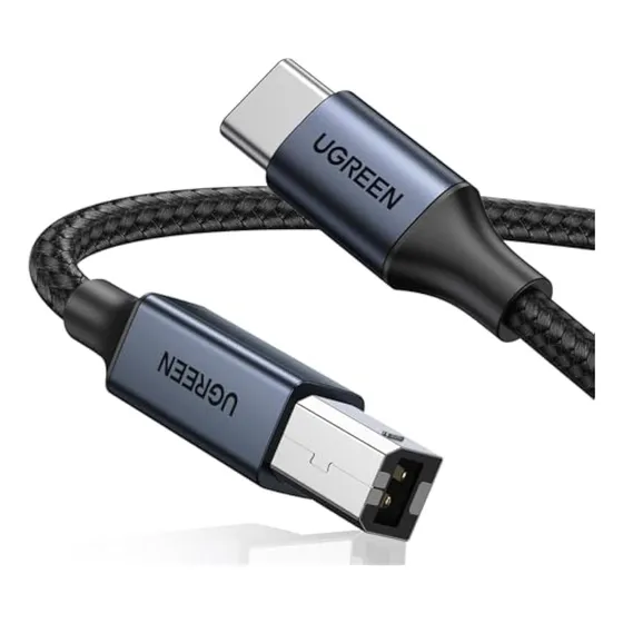 Ugreen Cable De Impresora Usb C De 3 Pies, Cable