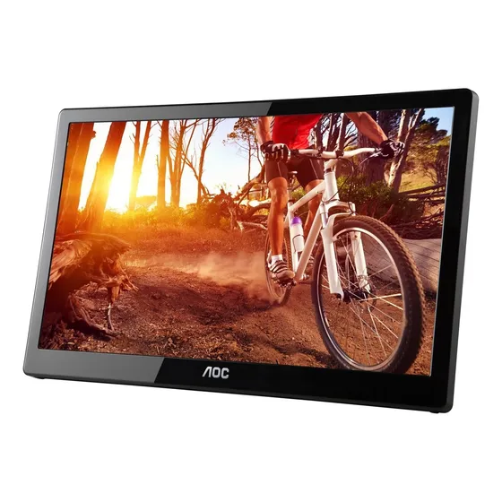 Monitor Led Portátil Aoc 15,6 Usb 3.0 E1659fwu-b
