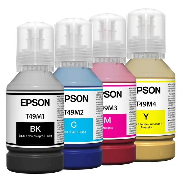 Kit de 4 tintas sublimaticas T49m Ultrachrome Epson F570 F170