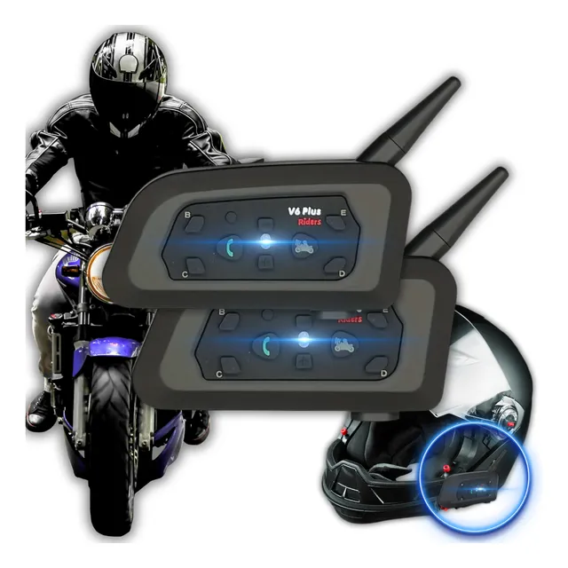 Intercomunicador Capacete Moto Fone Microfone Bluetooth