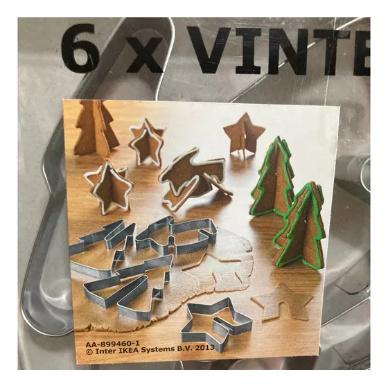 Moldes Cortador De Galletas Navideñas De Ikea