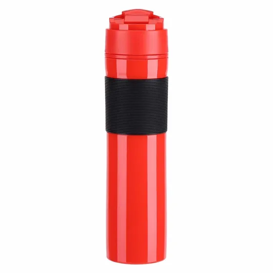 Taza Viaje 350 Ml Botella Agua Potable Para Viajar Rojo
