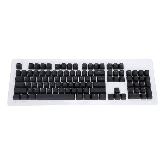 Conjunto De Teclas Pretas E Pretas, 104 Unidades, Teclado Co